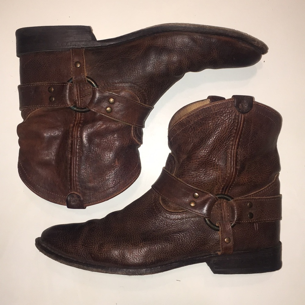 Frye - Cognac Wyatt Harness Short - 9
